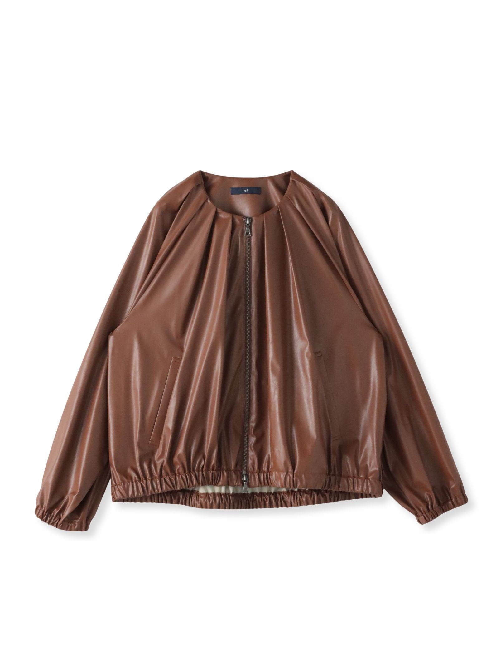 フェイクレザーブルゾン≪手洗い可能≫