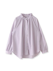 ドレープブロードストレッチブラウス