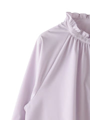 ドレープブロードストレッチブラウス