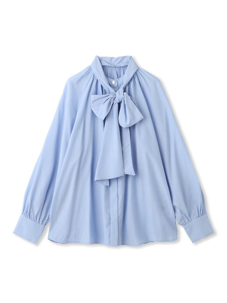 クリアローンワイドボウタイブラウス