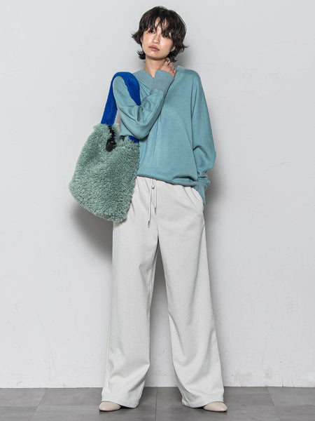 【楽・美・軽】イージーワイドパンツ≪手洗い可能≫