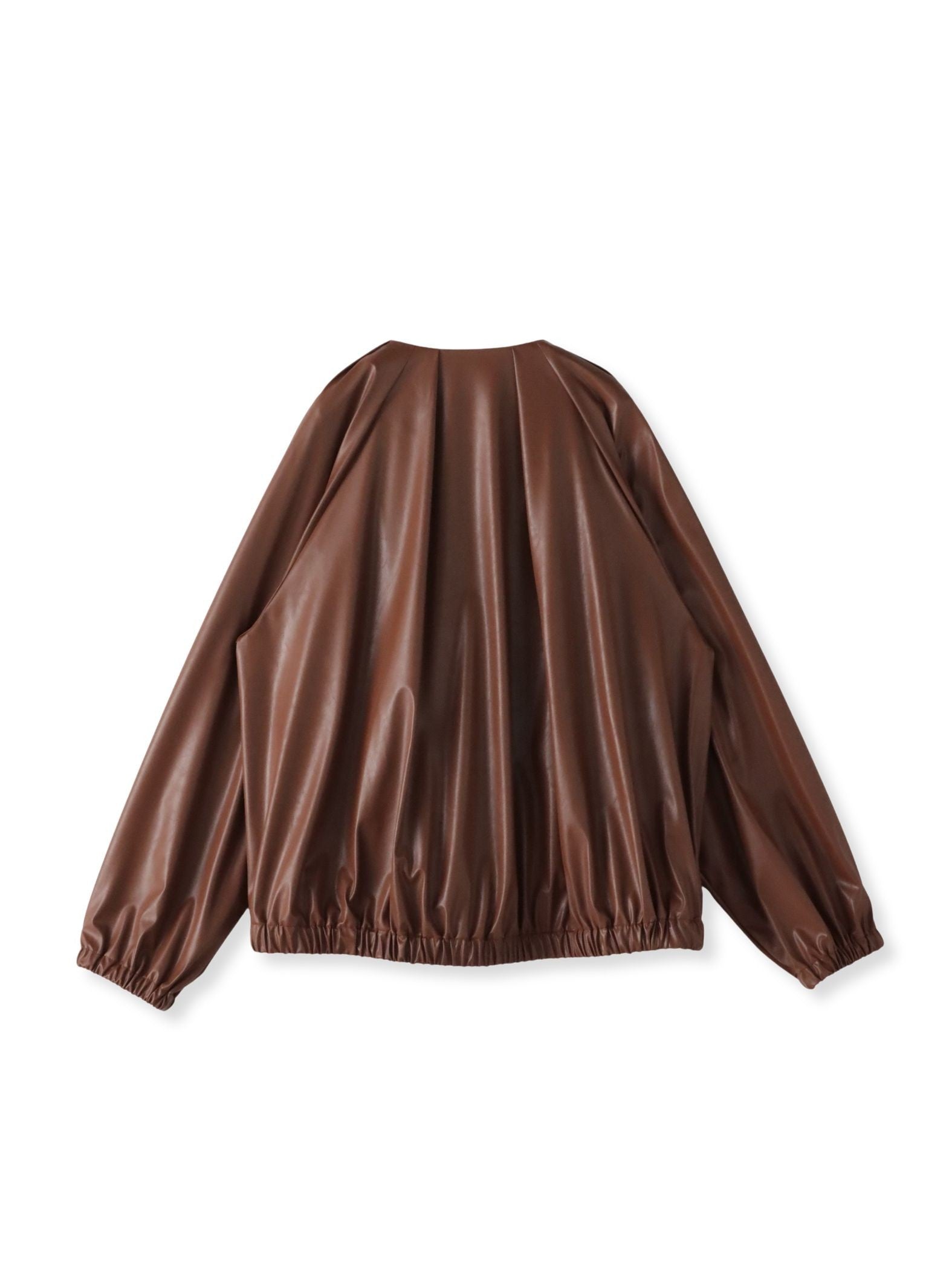 フェイクレザーブルゾン≪手洗い可能≫