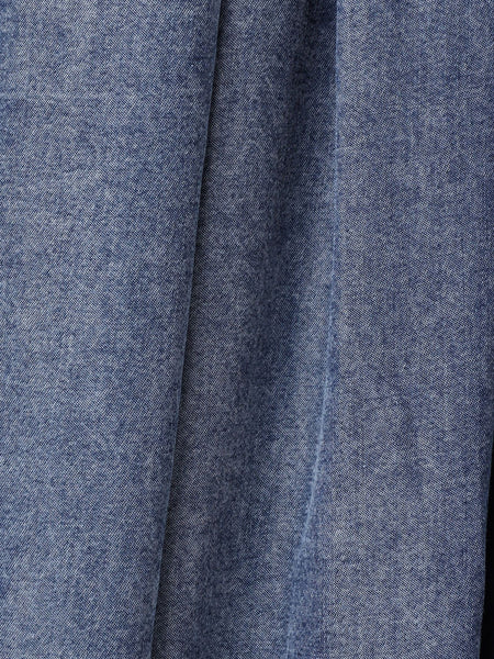 ゆれるデニムノースリーブワンピース