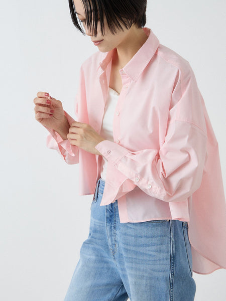 バックロング フォルムシャツ