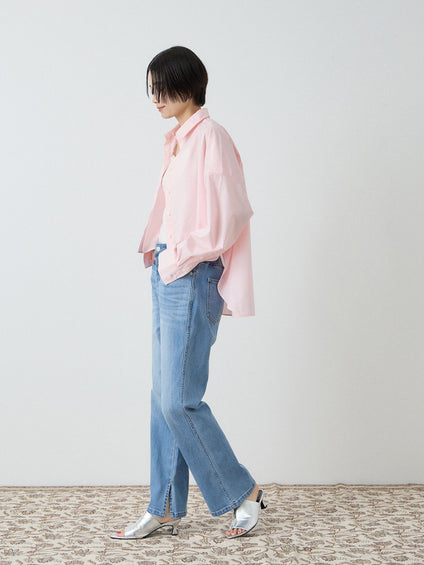 バックロング フォルムシャツ