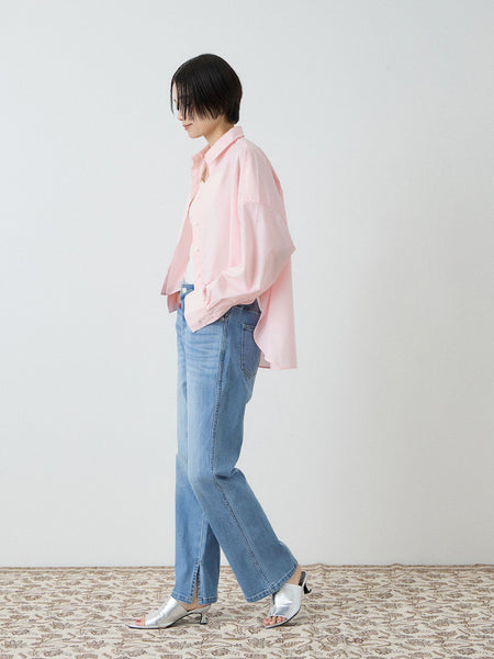 バックロング フォルムシャツ