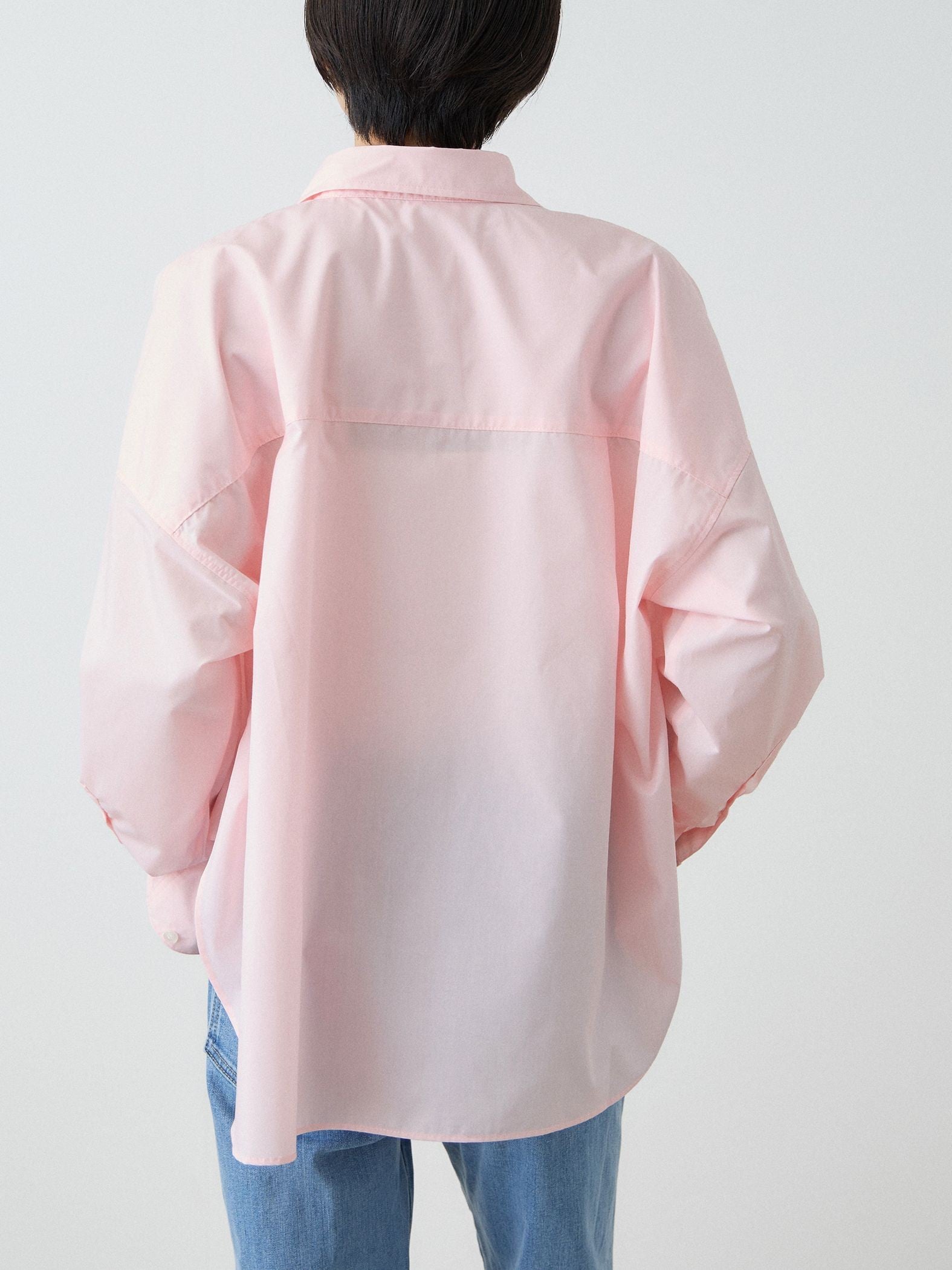 バックロング フォルムシャツ