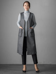 ウールツイードボンディングジャンスカ