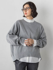 【WEB限定】”3コーデが叶う2点セット”ニット×シャツ