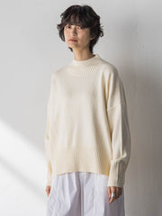 ハイネックシンプルニット≪手洗い可能≫