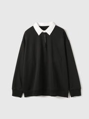 配色ポロスウェットプルオーバー≪セットアップ対応/手洗い可能≫