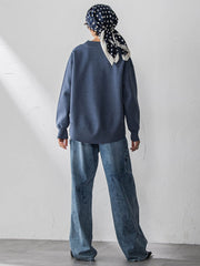 スポンディッシュVネックニットカーディガン≪洗濯機で洗える≫