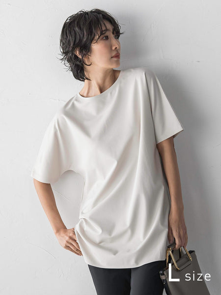 【WEB限定/大きいサイズ】”細身パンツも怖くない”Tシャツチュニック