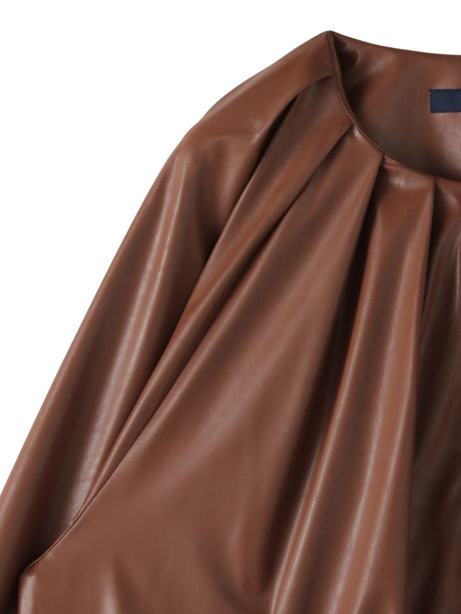 フェイクレザーブルゾン≪手洗い可能≫