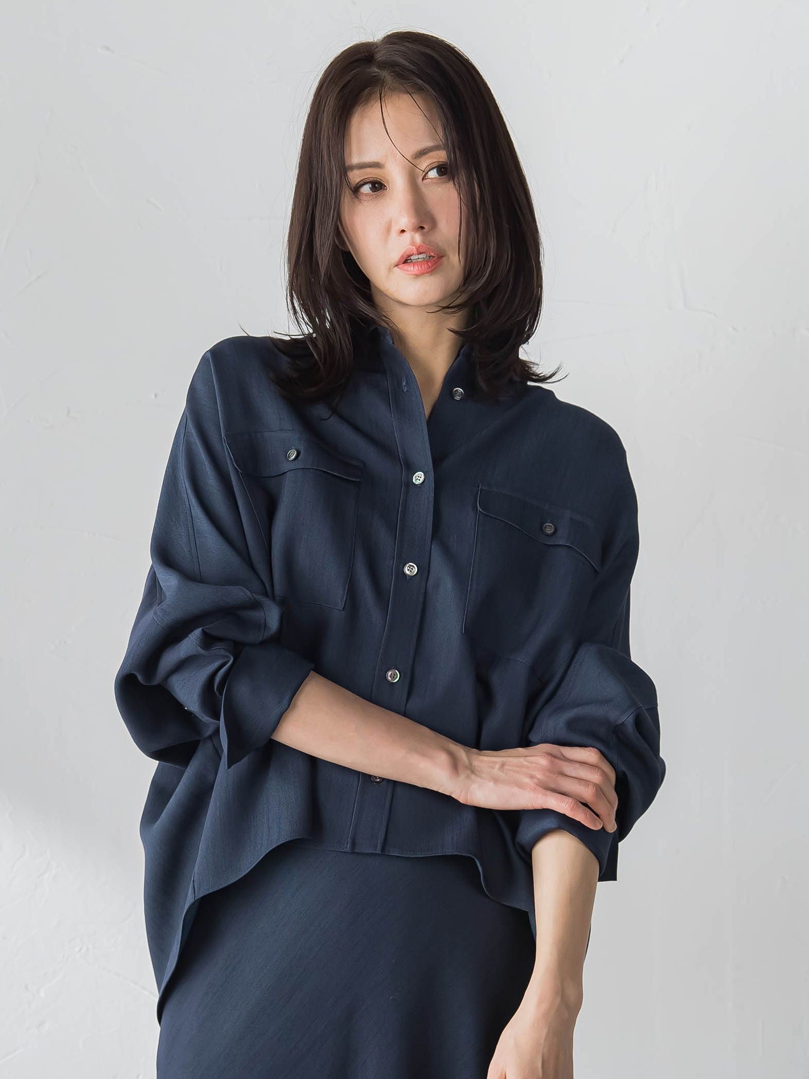 Beauty Denimブラウス≪洗濯機で洗える≫