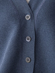 スポンディッシュVネックニットカーディガン≪洗濯機で洗える≫