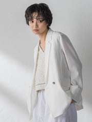 ヴィンテージメッシュダブルブレストジャケット