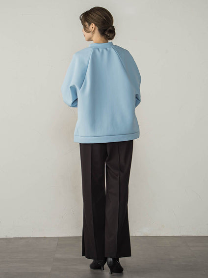 ダンボールモックネックプルオーバー≪手洗い可能≫