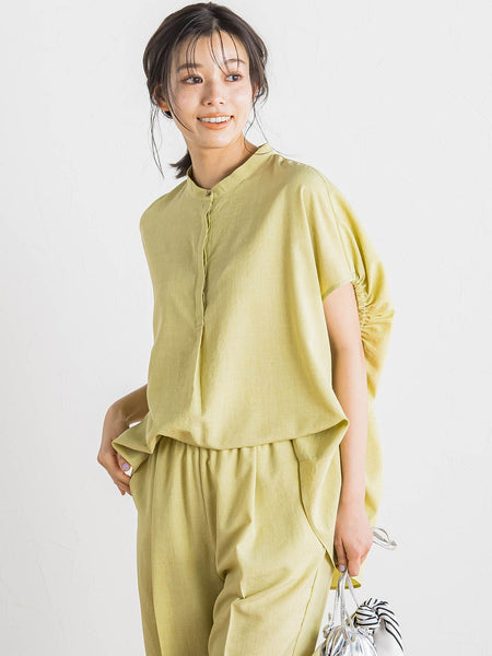 タンブラーブッチャーブラウス≪手洗い可能≫