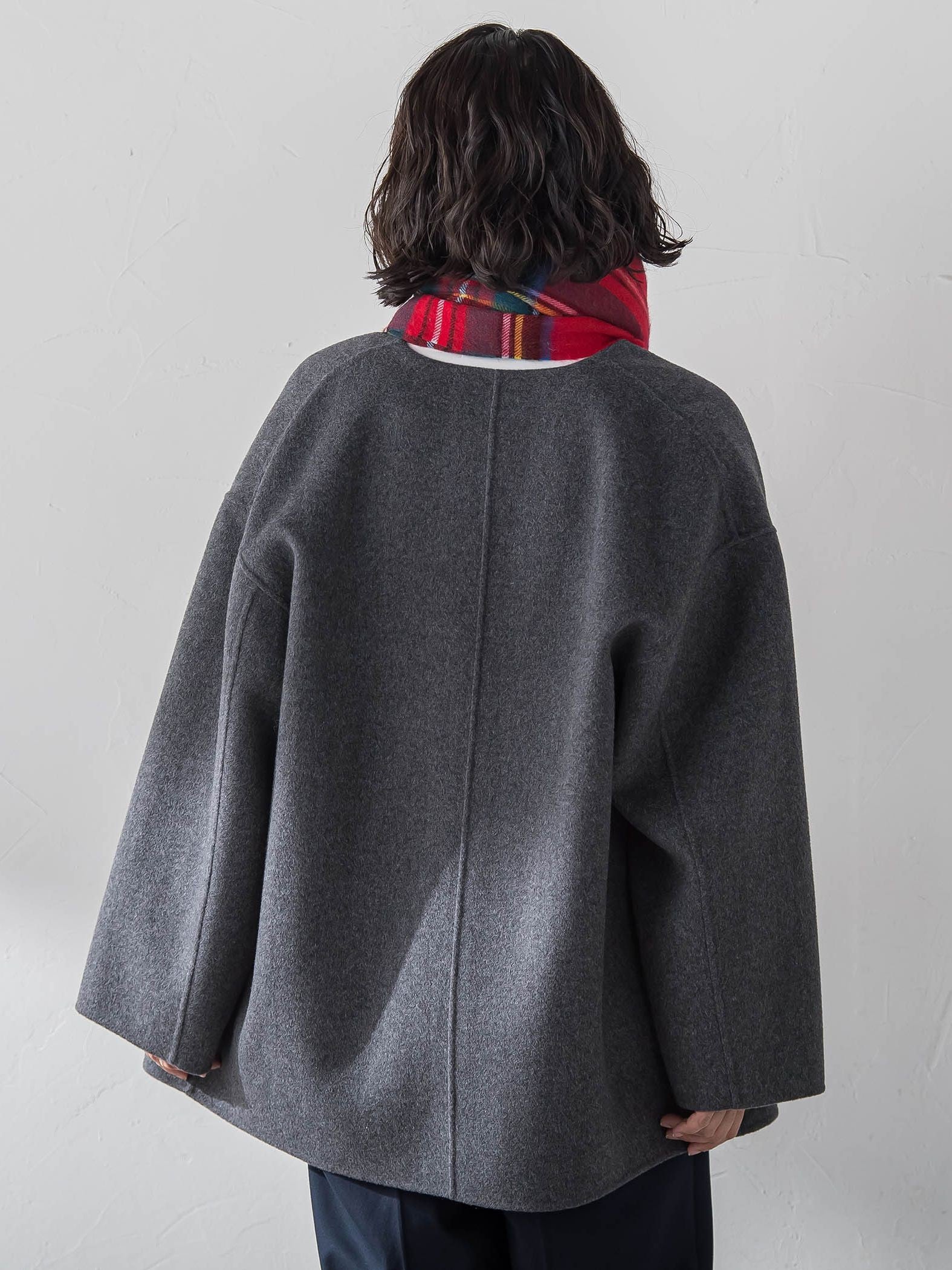 チェックマフラー