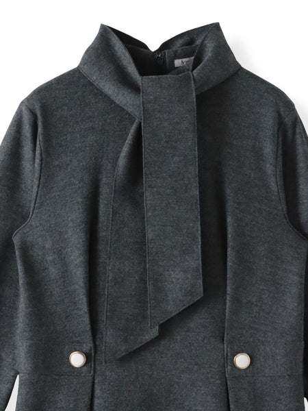 【WEB限定カラーあり/新色追加】ルミナリー圧縮スムースワンピース