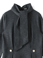 【WEB限定カラーあり/新色追加】ルミナリー圧縮スムースワンピース