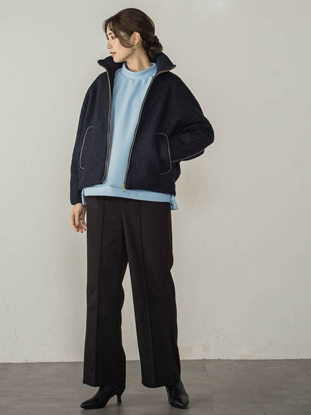 ダンボールモックネックプルオーバー≪手洗い可能≫