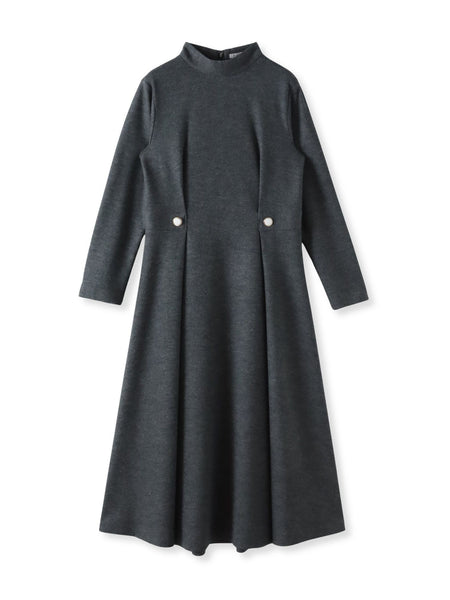 【WEB限定カラーあり/新色追加】ルミナリー圧縮スムースワンピース