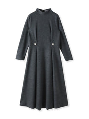 【WEB限定カラーあり/新色追加】ルミナリー圧縮スムースワンピース