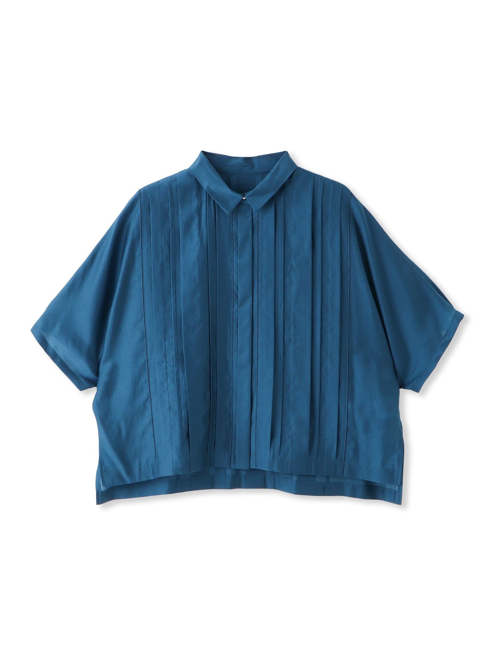 ピンタックレースブラウス≪手洗い可能≫