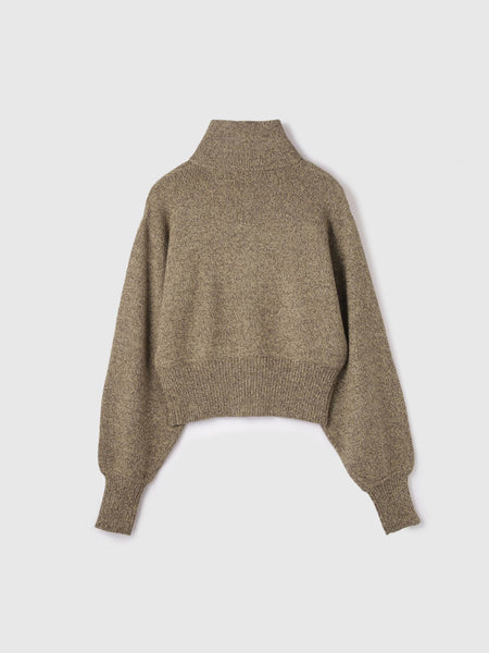 メニボタン2WAYネックニット≪手洗い可能≫