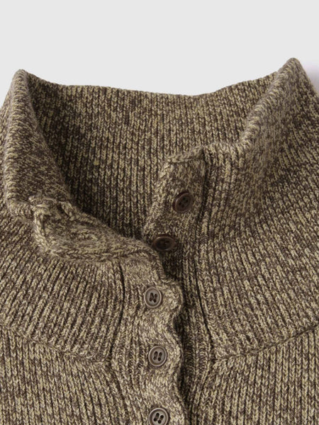 メニボタン2WAYネックニット≪手洗い可能≫