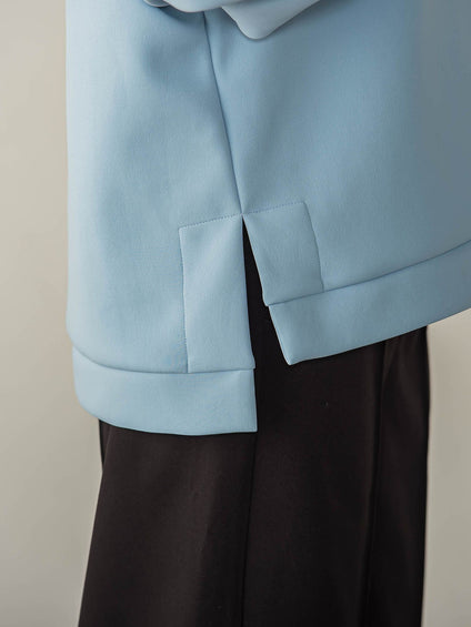 ダンボールモックネックプルオーバー≪手洗い可能≫