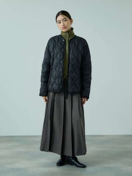 ワイドプリーツスリットスカート≪手洗い可能≫