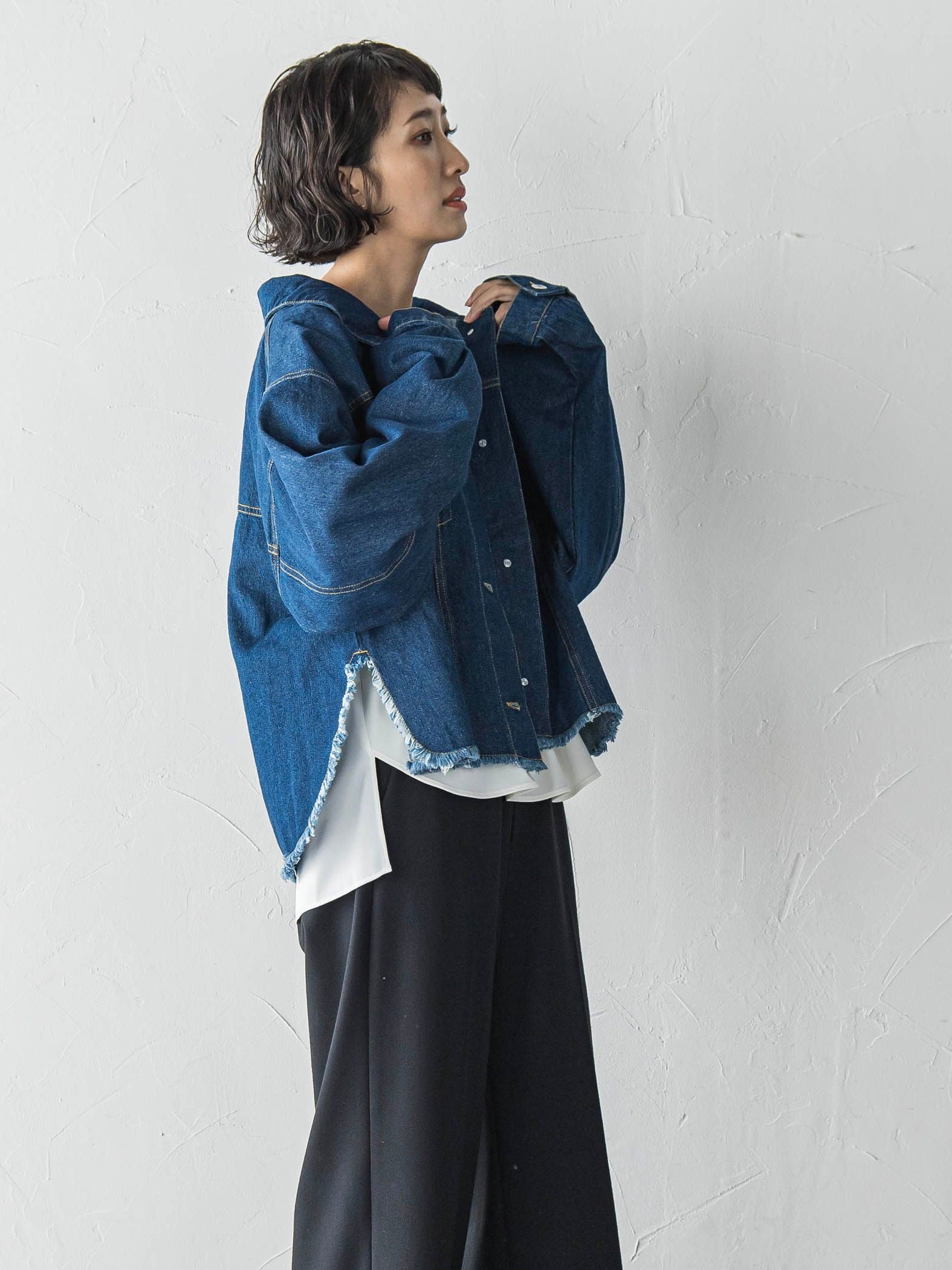 【biyori】”抜け感シルエットでこなれ感”オトナGジャン≪手洗い可能≫