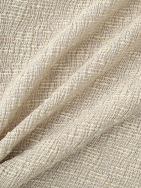 Recycle Slub BluseクロップドTシャツ