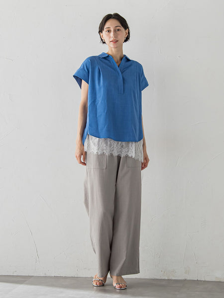 【WEB限定】ブラウス×パンツ 2点セット