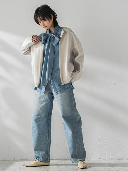 S / île hooded blouson」 SI24V0184（10）white | S