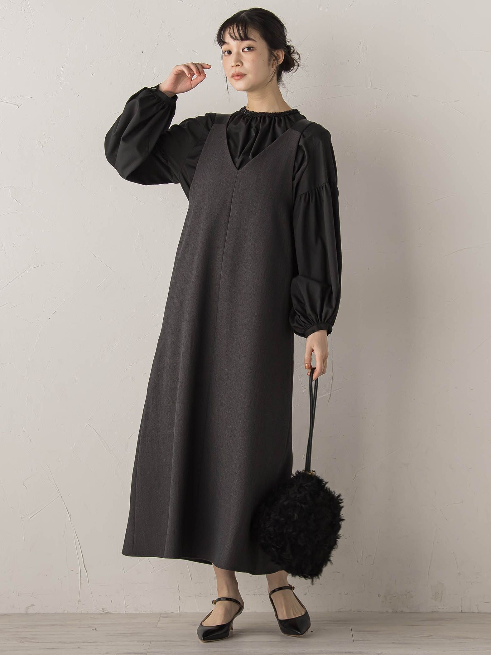 ブレードブラウス≪洗濯機で洗える≫