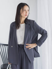 ≪シリーズ累計2万枚突破！≫【ラクする美人服】テーラードジャケット≪13号あり≫