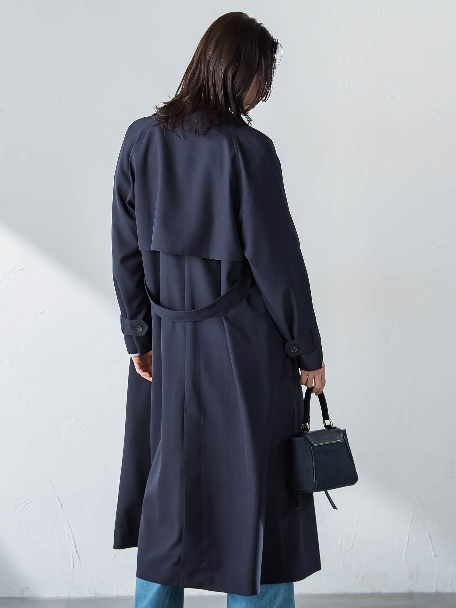 【ラク軽トレンチ】ラグランスリーブスプリングコート