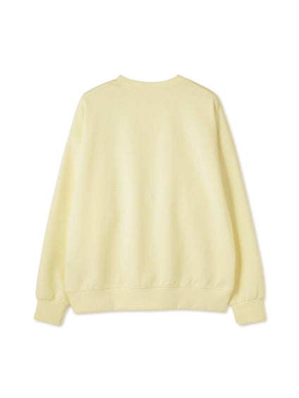 オーバーサイズダブルフェイスプルオーバー