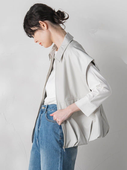 【WEB&一部店舗限定】合成皮革ブルゾン