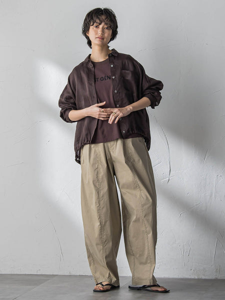 ラスターラミーカルゼバックドロストヘムシャツ