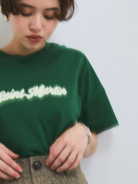 さがら刺繍ロゴTシャツ≪洗濯機で洗える≫