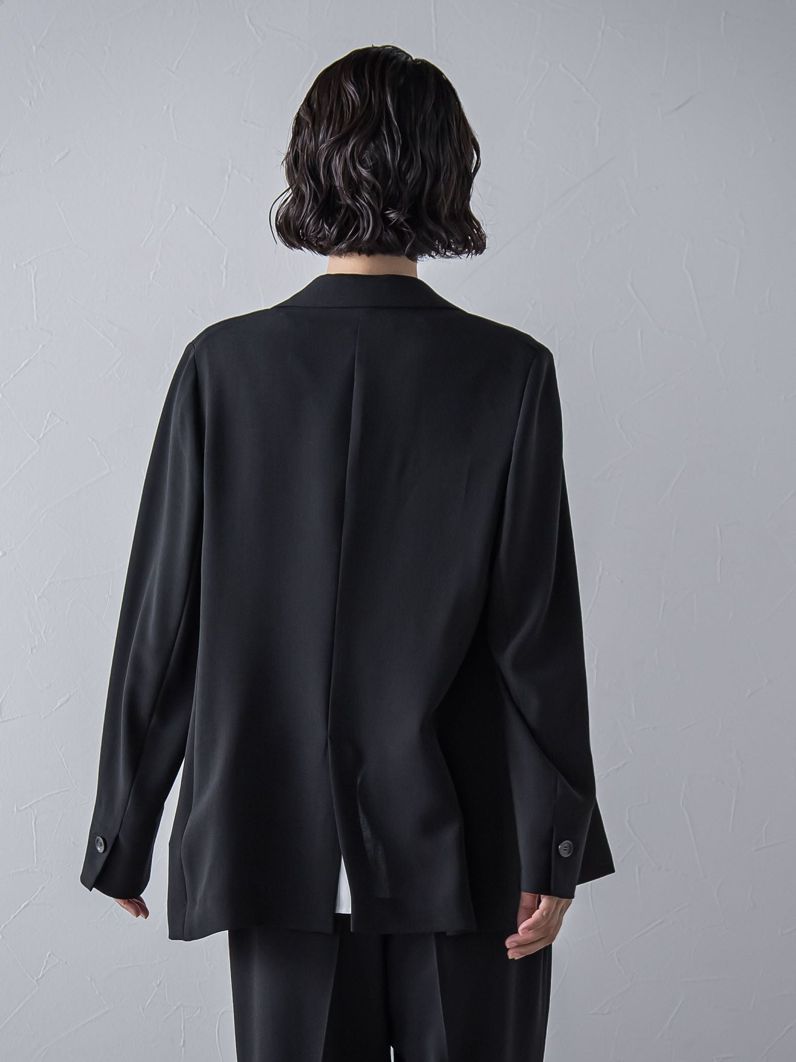 【旅楽シリーズ/極】メランジツイルジャケット≪手洗い可能≫