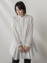 【WEB限定】“体型カバーも叶う”3WAYチュニックブラウス≪洗濯機で洗える≫