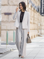 【カタログ掲載】クラシックポリリネンヘリンボンパンツ