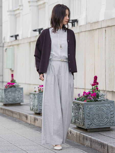 【カタログ掲載】クラシックポリリネンヘリンボンパンツ