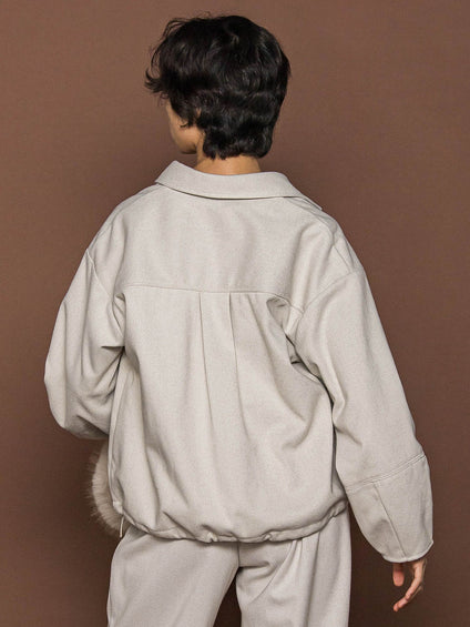 【楽・美・軽】スキッパーブラウス≪手洗い可能≫